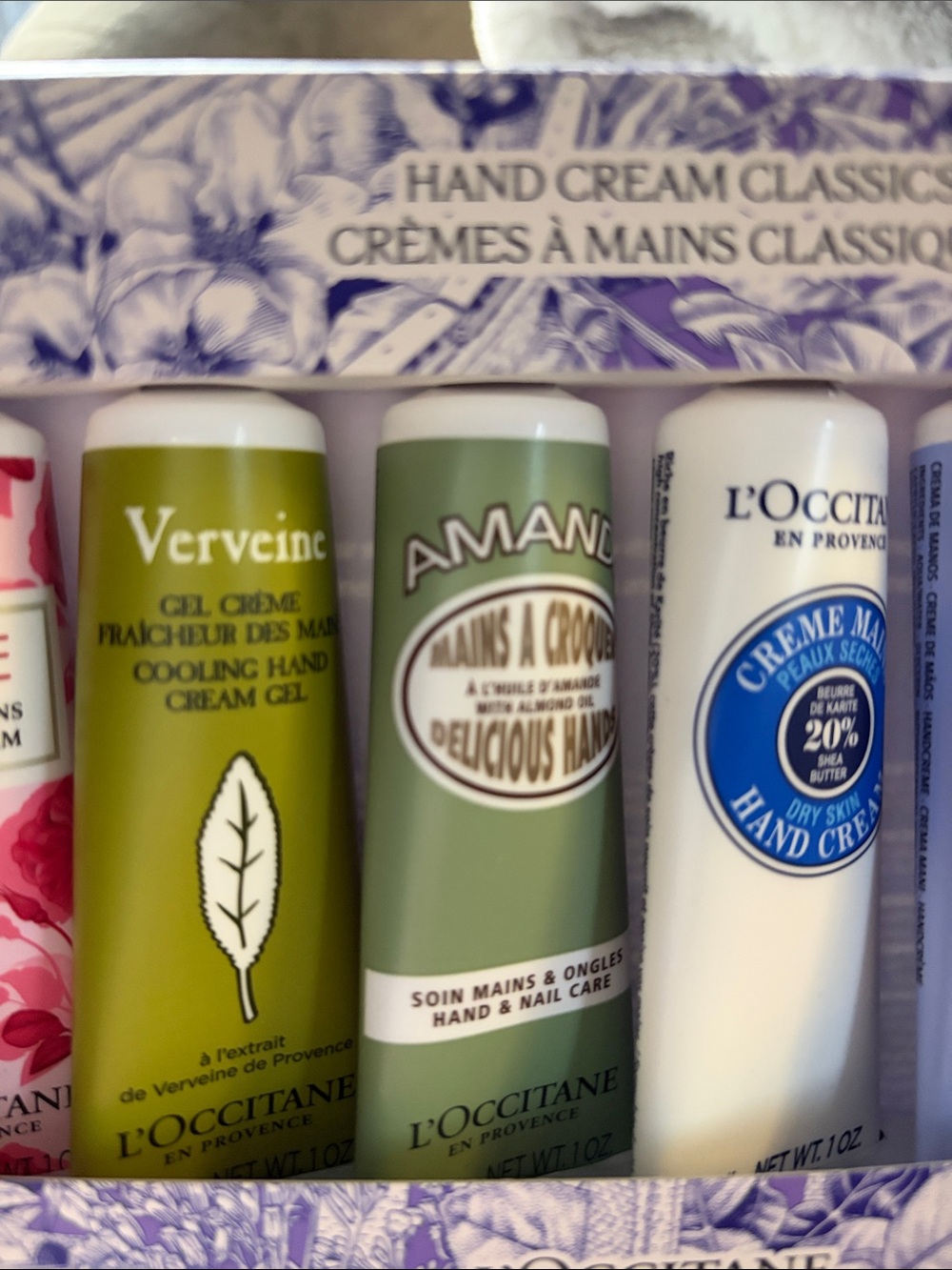 L'OCCITANE Hand Cream Set - Pink, Green, Cream, Blue - Picture 3 of 3